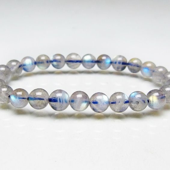 ラブラドライト ブレスレット 7mm 一点物 メール便可 [M便 1/10] 111-44763