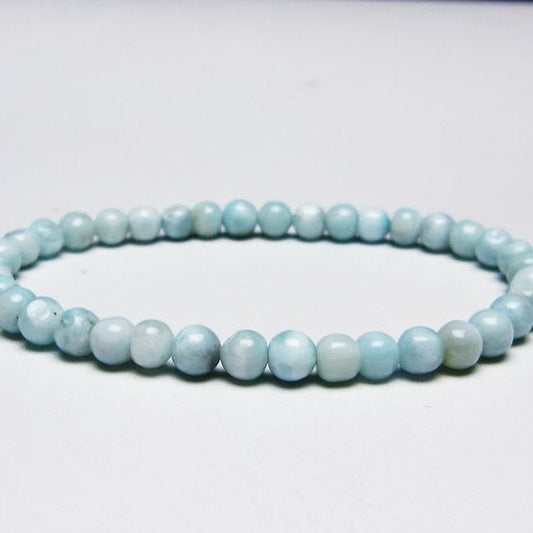ラリマー ブレスレット 5mm 一点物 メール便可 [M便 1/10] 111-45389
