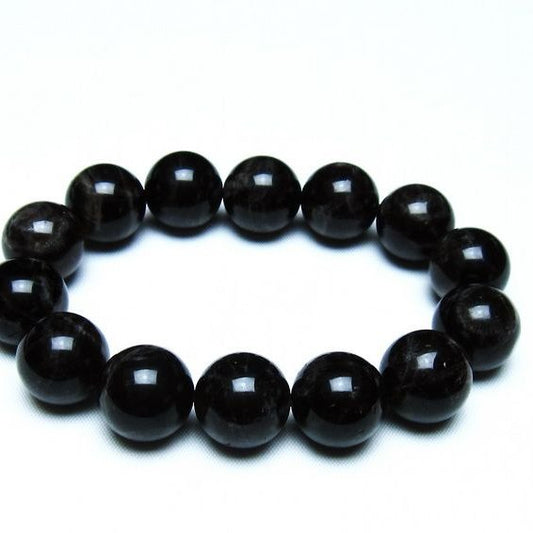 モリオン 黒水晶 ブレスレット 16mm 一点物 メール便可 [M便 1/10] 111-46269