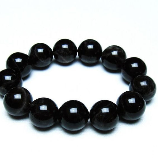 モリオン 黒水晶 ブレスレット 18mm 一点物 メール便可 [M便 1/10] 111-46270