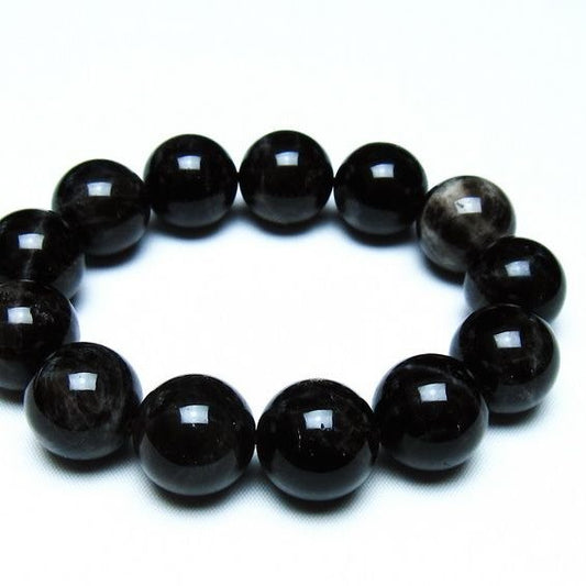 モリオン 黒水晶 ブレスレット 18mm 一点物 メール便可 [M便 1/10] 111-46279