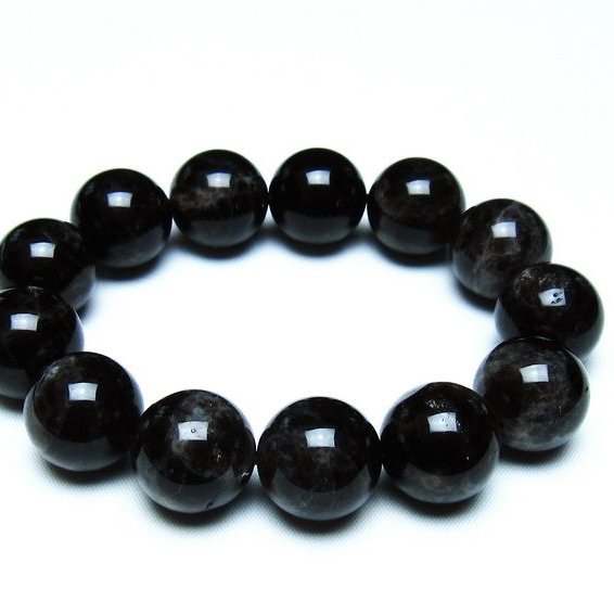 モリオン 黒水晶 ブレスレット 18mm 一点物 メール便可 [M便 1/10] 111-46281