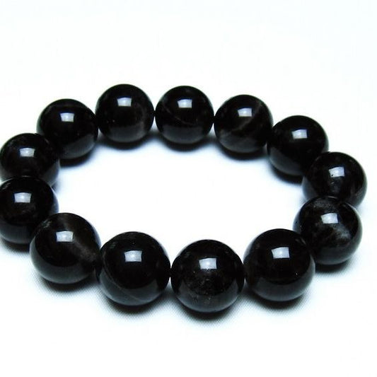 モリオン 黒水晶 ブレスレット 18mm 一点物 メール便可 [M便 1/10] 111-46282