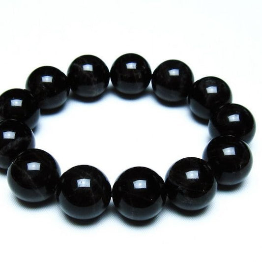 モリオン 黒水晶 ブレスレット 18mm 一点物 メール便可 [M便 1/10] 111-46289