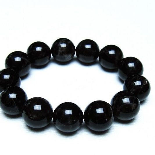 モリオン 黒水晶 ブレスレット 18mm 一点物 メール便可 [M便 1/10] 111-46291