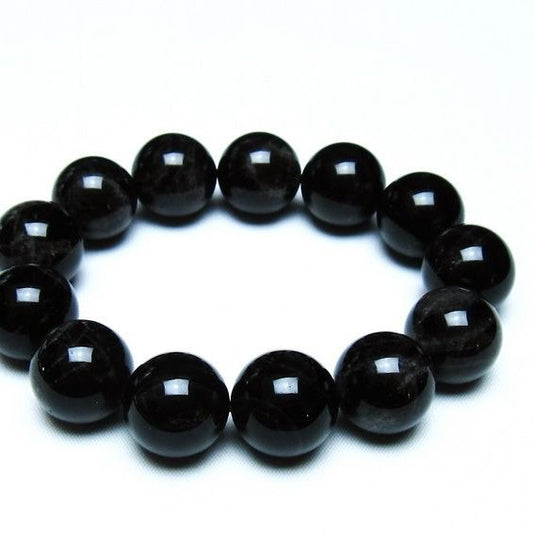 モリオン 黒水晶 ブレスレット 18mm 一点物 メール便可 [M便 1/10] 111-46292