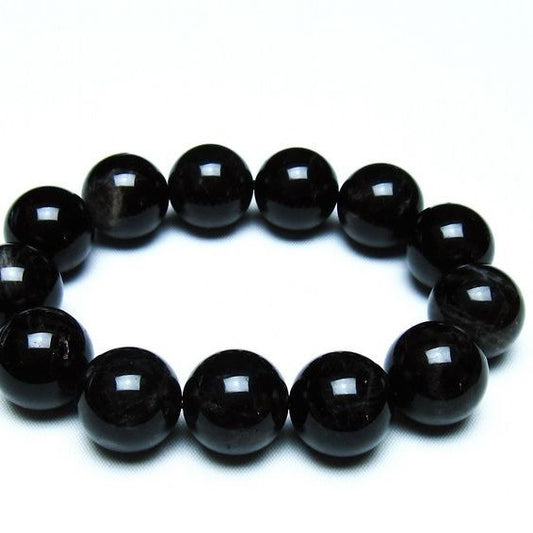 モリオン 黒水晶 ブレスレット 18mm 一点物 メール便可 [M便 1/10] 111-46297