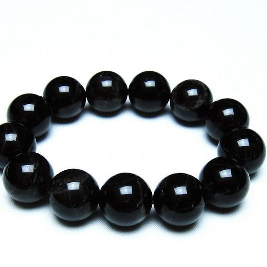 モリオン 黒水晶 ブレスレット 18mm 一点物 メール便可 [M便 1/10] 111-46302