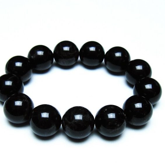 モリオン 黒水晶 ブレスレット 18mm 一点物 メール便可 [M便 1/10] 111-46381