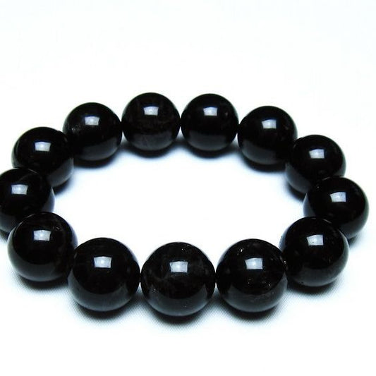 モリオン 黒水晶 ブレスレット 18mm 一点物 メール便可 [M便 1/10] 111-46381