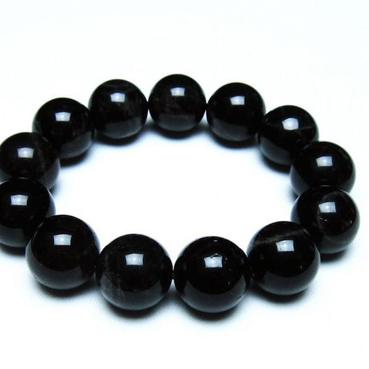 モリオン 黒水晶 ブレスレット 18mm 一点物 メール便可 [M便 1/10] 111-46384