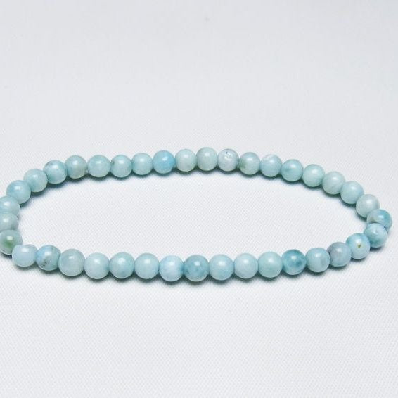 ラリマー ブレスレット 5mm 一点物 メール便可 [M便 1/10] 111-47834