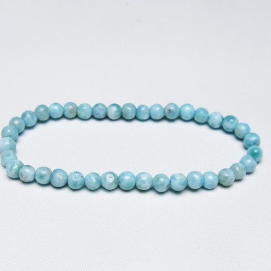 ラリマー ブレスレット 5mm 一点物 メール便可 [M便 1/10] 111-47835