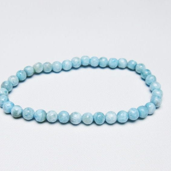 ラリマー ブレスレット 5mm 一点物 メール便可 [M便 1/10] 111-47836