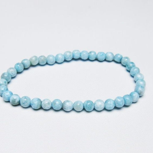 ラリマー ブレスレット 5mm 一点物 メール便可 [M便 1/10] 111-47836