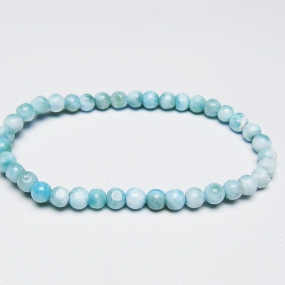ラリマー ブレスレット 5mm 一点物 メール便可 [M便 1/10] 111-47837