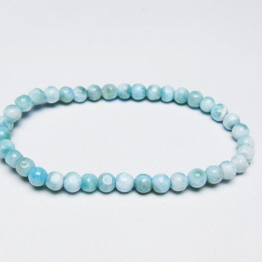 ラリマー ブレスレット 5mm 一点物 メール便可 [M便 1/10] 111-47837