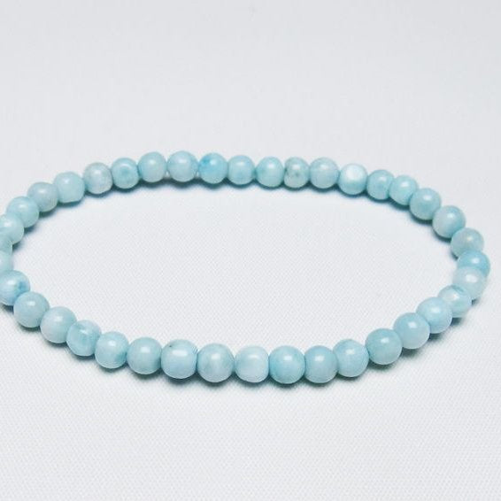 ラリマー ブレスレット 5mm 一点物 メール便可 [M便 1/10] 111-47848