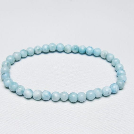 ラリマー ブレスレット 5mm 一点物 メール便可 [M便 1/10] 111-47849