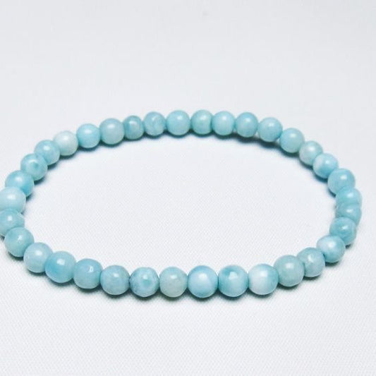 ラリマー ブレスレット 5mm 一点物 メール便可 [M便 1/10] 111-47851
