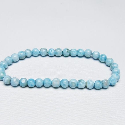 ラリマー ブレスレット 5mm 一点物 メール便可 [M便 1/10] 111-47852