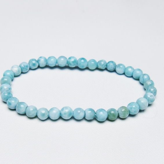 ラリマー ブレスレット 5mm 一点物 メール便可 [M便 1/10] 111-47853