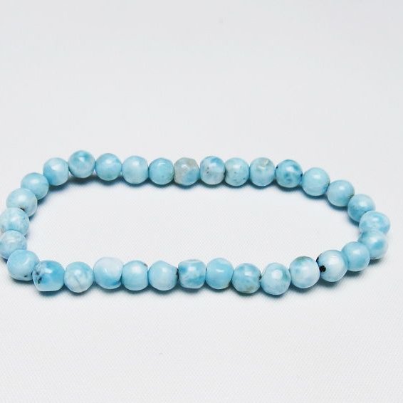 ラリマー ブレスレット 6mm 一点物 メール便可 [M便 1/10] 111-47859