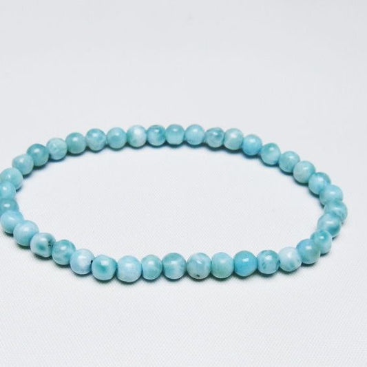 ラリマー ブレスレット 5mm 一点物 メール便可 [M便 1/10] 111-47874