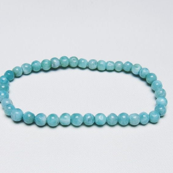 ラリマー ブレスレット 5mm 一点物 メール便可 [M便 1/10] 111-47879