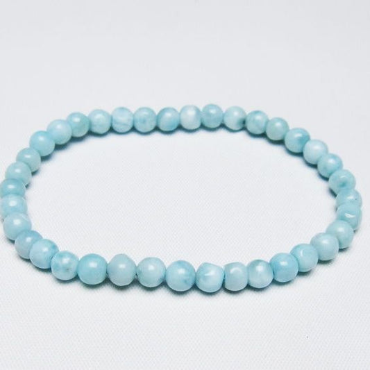ラリマー ブレスレット 5mm 一点物 メール便可 [M便 1/10] 111-47880