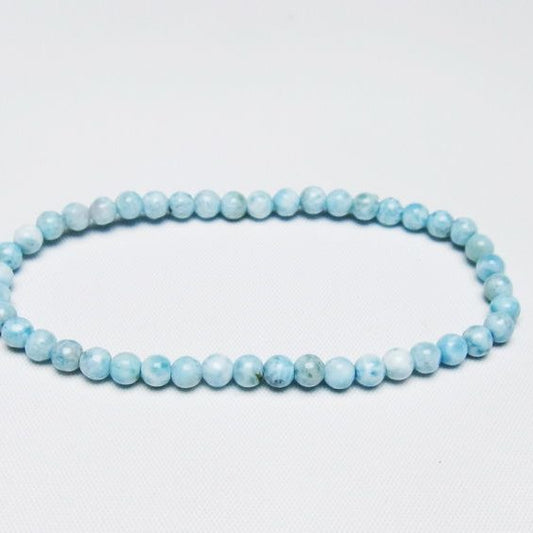 ラリマー ブレスレット 4mm 一点物 メール便可 [M便 1/10] 111-47881