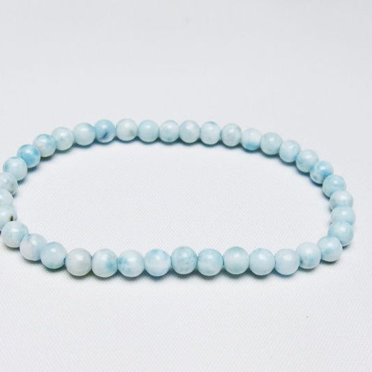 ラリマー ブレスレット 5mm 一点物 メール便可 [M便 1/10] 111-47882