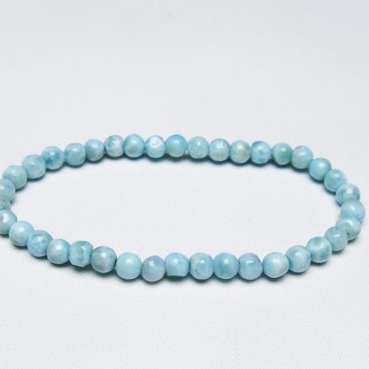 ラリマー ブレスレット 5mm 一点物 メール便可 [M便 1/10] 111-47886