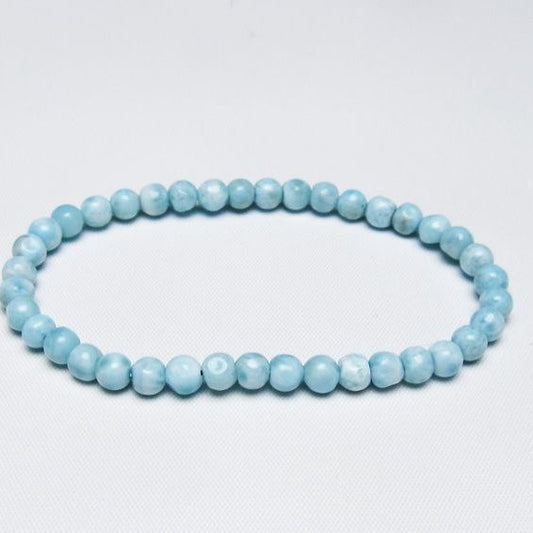 ラリマー ブレスレット 5mm 一点物 メール便可 [M便 1/10] 111-47890