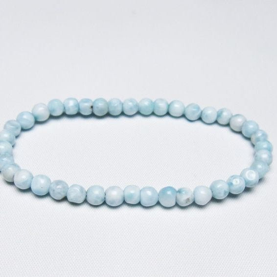 ラリマー ブレスレット 5mm 一点物 メール便可 [M便 1/10] 111-47895