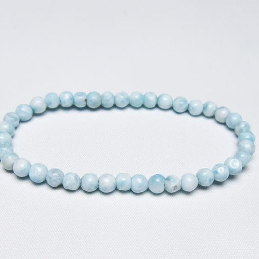 ラリマー ブレスレット 5mm 一点物 メール便可 [M便 1/10] 111-47895