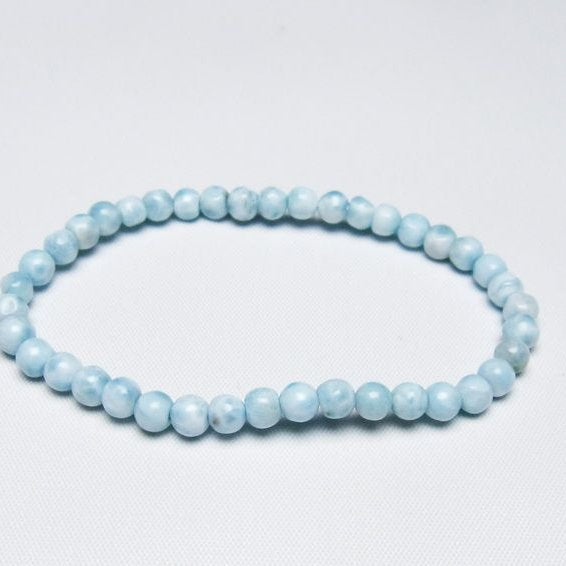 ラリマー ブレスレット 5mm 一点物 メール便可 [M便 1/10] 111-47896