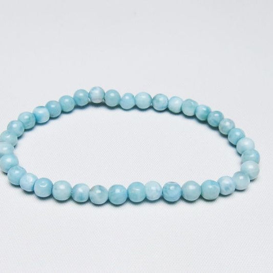 ラリマー ブレスレット 5mm 一点物 メール便可 [M便 1/10] 111-47899
