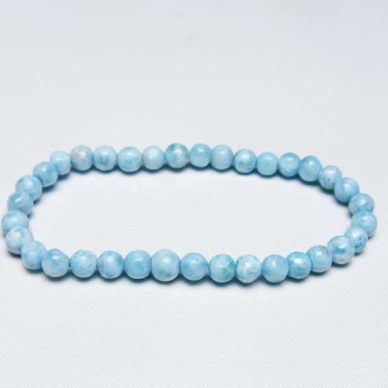 ラリマー ブレスレット 5mm 一点物 メール便可 [M便 1/10] 111-47902