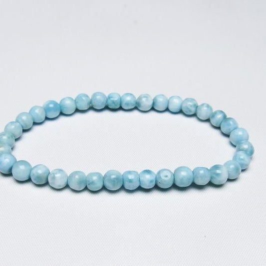 ラリマー ブレスレット 5mm 一点物 メール便可 [M便 1/10] 111-47903