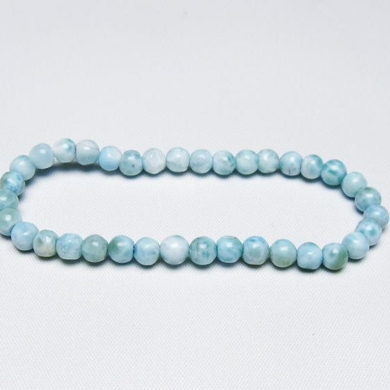 ラリマー ブレスレット 5mm 一点物 メール便可 [M便 1/10] 111-47905