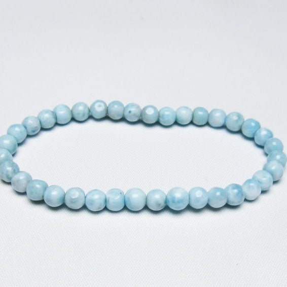 ラリマー ブレスレット 5mm 一点物 メール便可 [M便 1/10] 111-47906