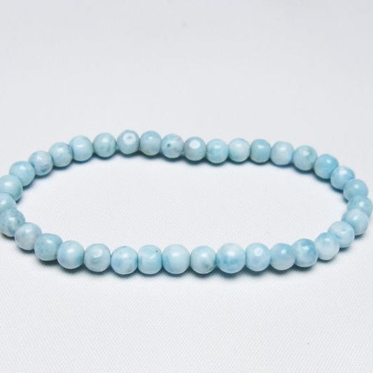 ラリマー ブレスレット 5mm 一点物 メール便可 [M便 1/10] 111-47906