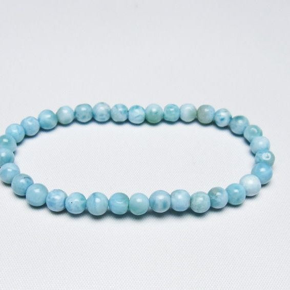 ラリマー ブレスレット 5mm 一点物 メール便可 [M便 1/10] 111-47915
