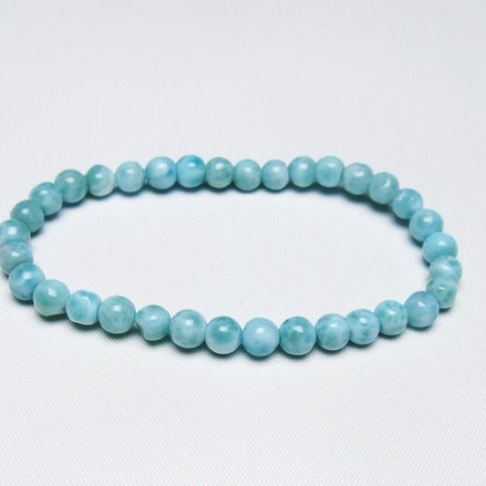 ラリマー ブレスレット 5mm 一点物 メール便可 [M便 1/10] 111-47929