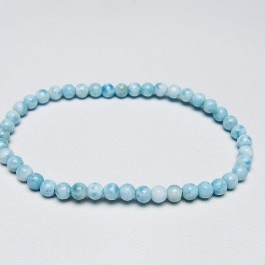 ラリマー ブレスレット 4mm 一点物 メール便可 [M便 1/10] 111-47931