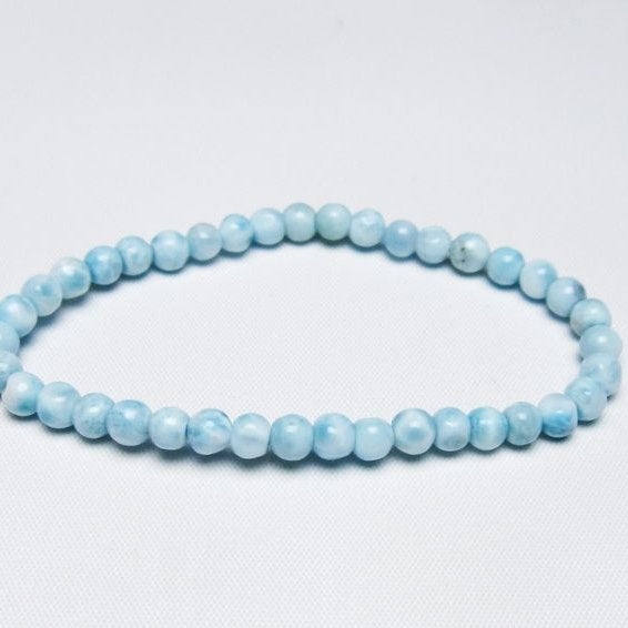 ラリマー ブレスレット 5mm 一点物 メール便可 [M便 1/10] 111-47933