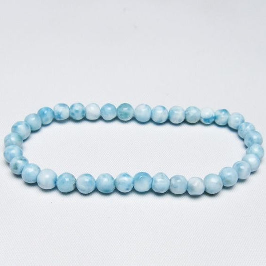 ラリマー ブレスレット 5mm 一点物 メール便可 [M便 1/10] 111-47935