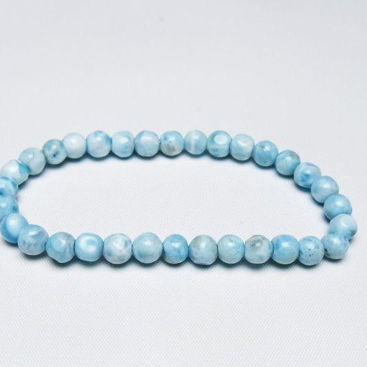 ラリマー ブレスレット 6mm 一点物 メール便可 [M便 1/10] 111-47940