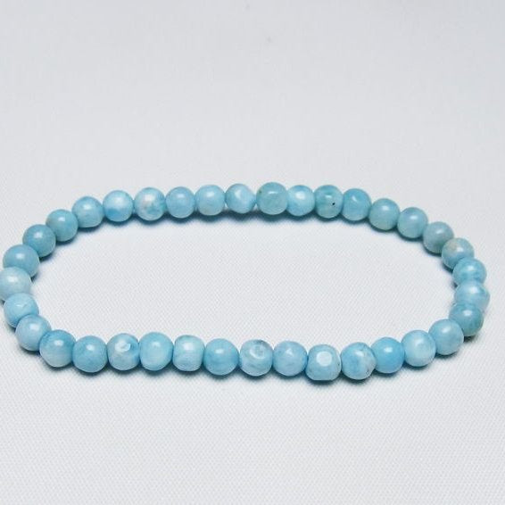 ラリマー ブレスレット 5mm 一点物 メール便可 [M便 1/10] 111-47953